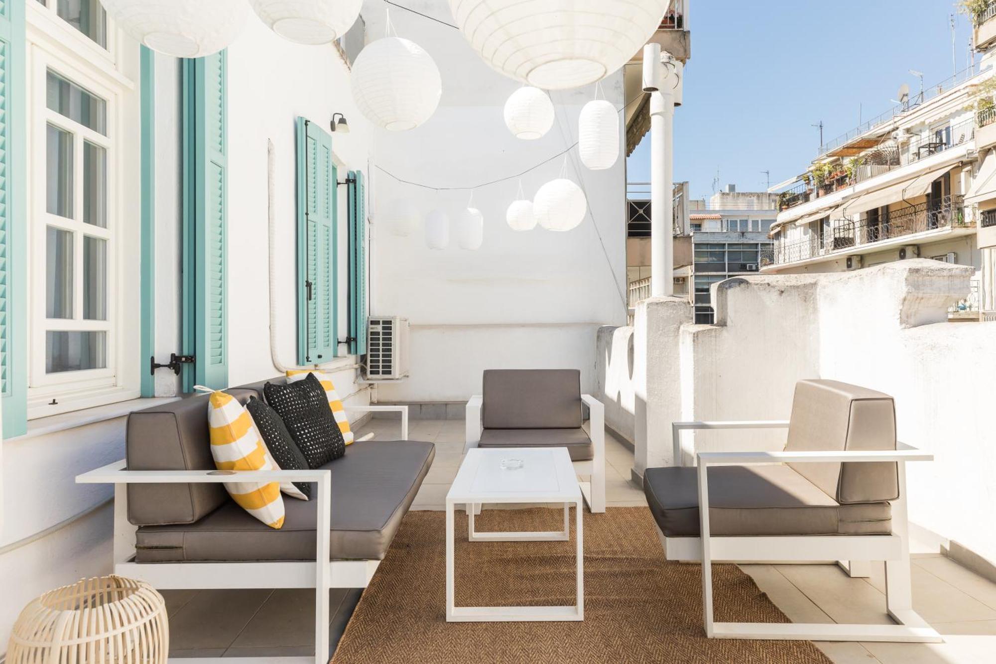 Zoe By Halu! Lovely Penthouse In The Center 테살로니키 외부 사진